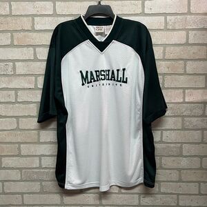 Marshall University Thundering Herd Red Oak Jersey Mens Size XL‎ Green & White